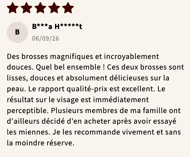 Capture d'écran d'un avis client sur Lymph'Drain™